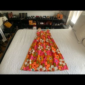 Hawaiian vintage dress with cute bow